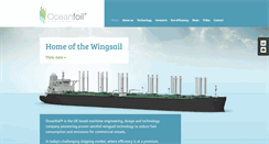 Desktop Screenshot of oceanfoil.com